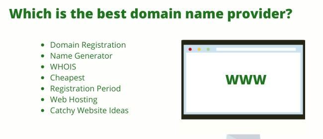 Which is the best domain name provider that also provides web hosting, customer support, website builder, domain registration & whois privacy protection.